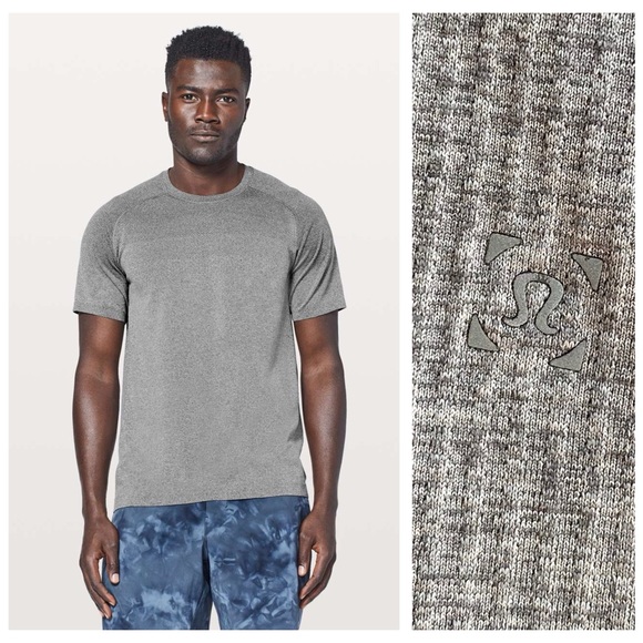 lululemon athletica Other - Lululemon Gray Metal Vent Tech Short Sleeve Shirt M